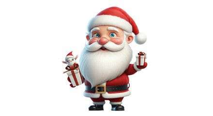 Obraz premium santa claus isolated