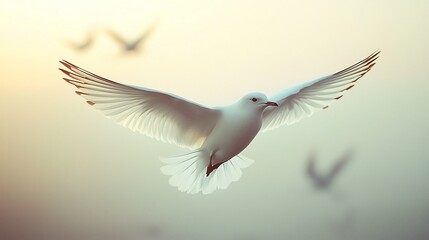 Obraz premium A Minimalist and Elegant Representation of Freedom Capturing the Essence of Tranquility and Possibility