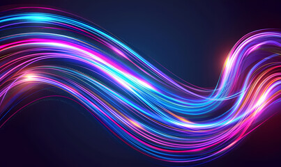 abstract background with waves