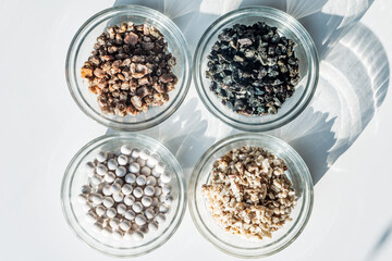 Useful elements (Calcium, Magnesium, Sodium, Potassium) for mineralization of domestic water