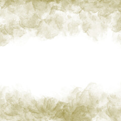 Efecto de superposición de humo de acuarela, detalle de borde transparente o decoración para un hermoso efecto de pintura líquida