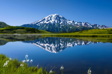 Obraz premium lake reflection