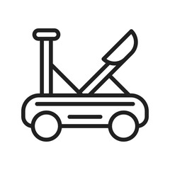 Catapult Icon vector image. Suitable for use on web apps, mobile apps, and print media.