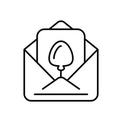 Party Invitation vector icon