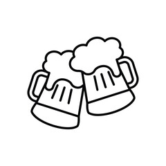 Cheers Text vector icon