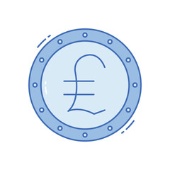 British pound vector icon