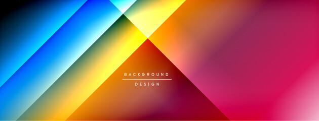 Fototapeta premium Light shadow lines dynamic gradient background