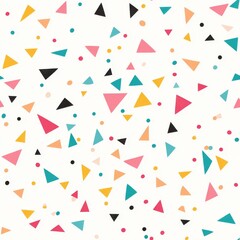 Colorful Geometric Triangle Pattern
