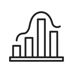 Growth icon vector image. Suitable for use on web apps, mobile apps, and print media.