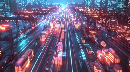 Global logistics network a dynamic infographic of international shipping insights