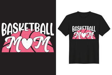 Basketball Mom Vector T-shirt Design