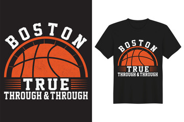 BOSTON TRUE THROUGH & THROUGH T-SHIRT