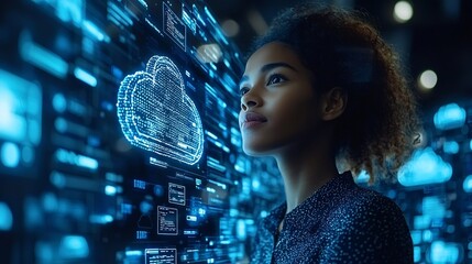 Dynamic Virtual Cloud Workspace for Collaborative Business Teams with Holographic Interfaces