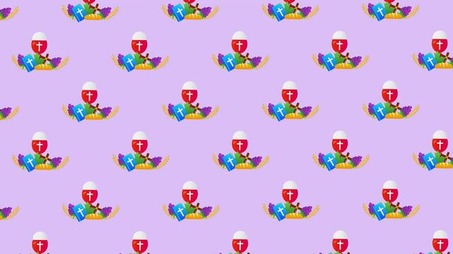 Holy Eucharist Animated Loop Background