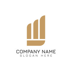 A simple abstract wing logo, maybe suitable for your company and brand logo