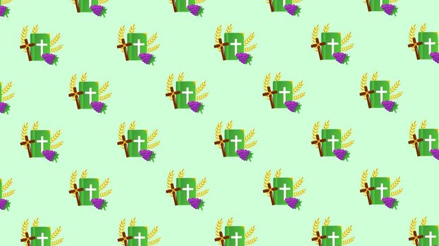 Holy Eucharist Animated Loop Background