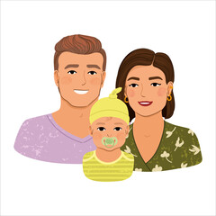 Family Colorful Illustration