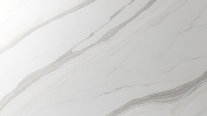 Obraz premium A smooth, light marble surface with subtle grey veining, offering an elegant and modern aesthetic.