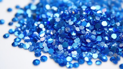 Royal blue glitter background with sapphire sparkles and highlights