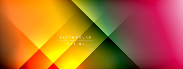 Dynamic shadow lines with gradient colors geometric background