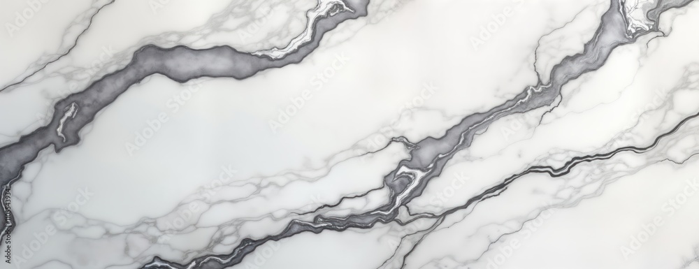 Poster abstract white marble texture. detailed veins of grey create a natural pattern. ideal for home decor