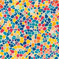 Colorful Mosaic Pattern Graphic Design