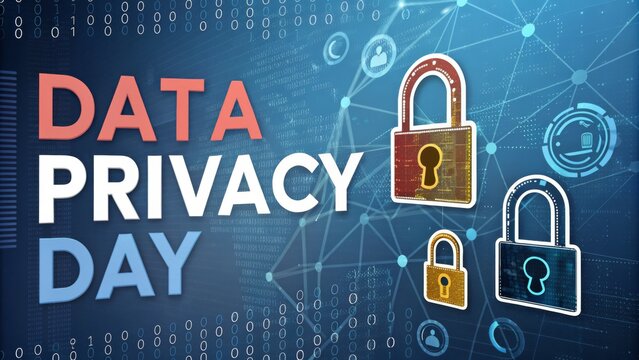 Data privacy day celebration emphasizing security and protection
