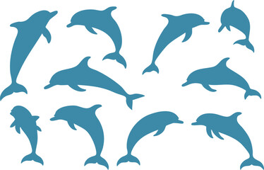 Simple Dolphin Vector