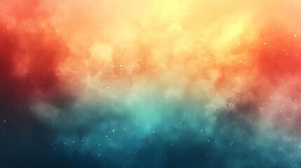 Fototapeta premium Vibrant Hues Blend: Abstract Cosmic Art Background