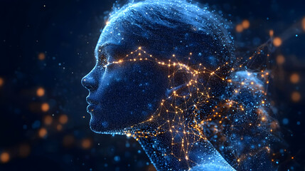 Fototapeta premium Digital Mind: Exploring Consciousness in the Age of AI