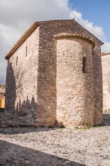 old church view in the town of Gerace in Calabria 
