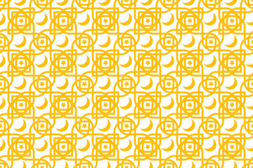 Seamless geometric pattern in authentic arabian style. Vector illustration