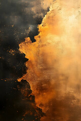 Abstract Gold Black Texture Background Illustration