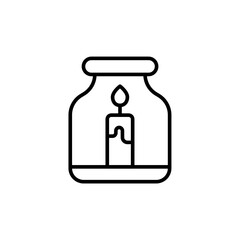 Upcycle jar outline icons, minimalist vector illustration ,simple transparent graphic element .Isolated on white background
