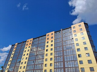 modern office building with sky