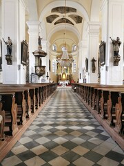 Fototapeta premium Jesenik church interior