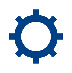 Illustration of Gear Icon for Settings and Customization