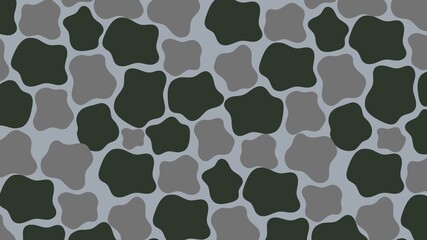 Seamless Holstein Cow Spots Pattern