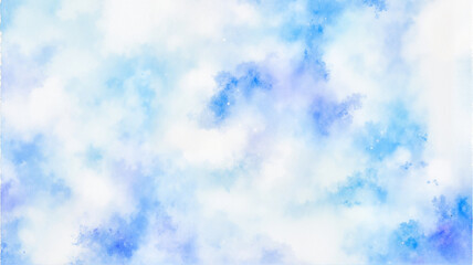 Obraz premium Soft cloud texture in pastel blue and white