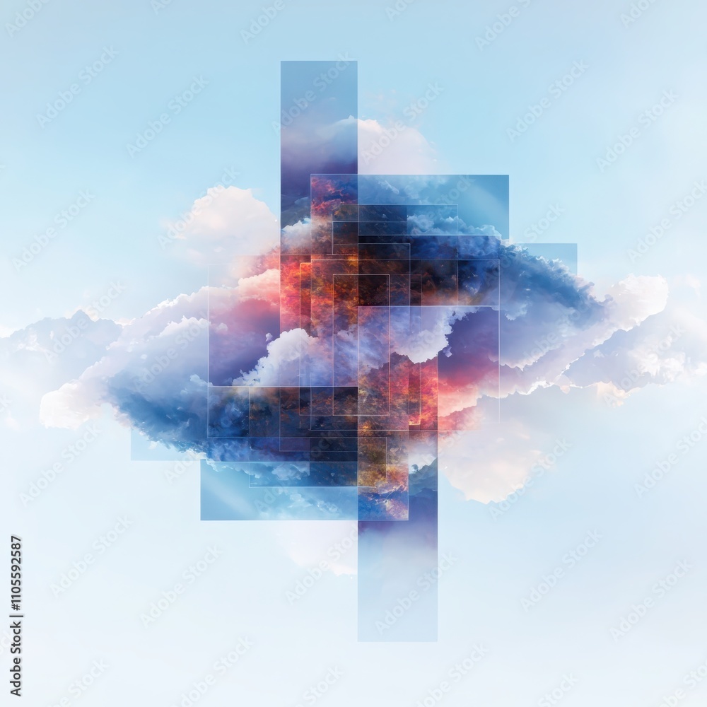 Poster transforming atmospheric data into geometric visualizations in cloud computing environments for enha