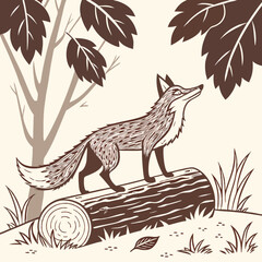 wild animal illustration