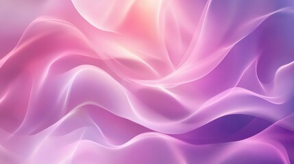 Obraz premium Soft Pink and Purple Wavy Abstract Background