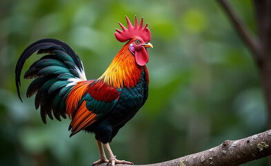 Colourful Junglefowl 