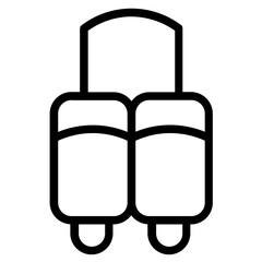 Cosmos Fly Jetpack Line Icon