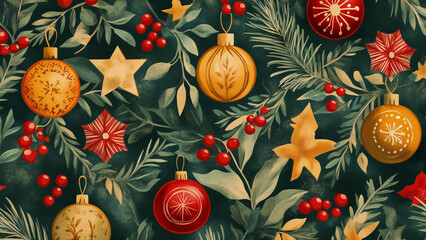 Christmas pattern colours 