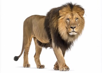 lion king isolated on white background