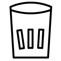 Bin Delete Trash Line Icon