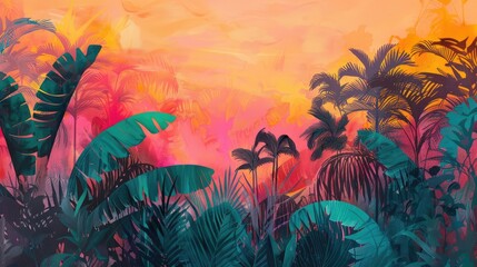 Vibrant backdrop
