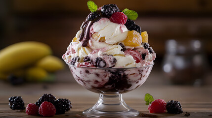 Indulge in a Nostalgic Italian Ice Cream Delight Inspired by the 1950s - A Minimalist Design Experience
