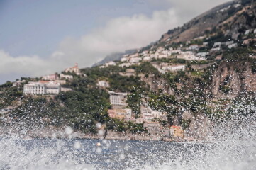 view of the town of Amalfi